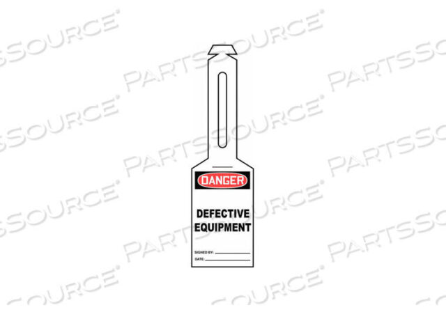 OEM#: TAL302LOOP N STRAP DANGER TAG 5.25 X3.25 PK25 от Accuform Manufacturing, Inc.