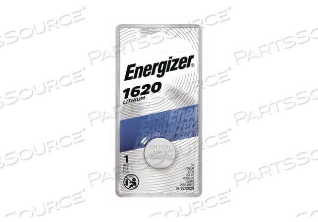 OEM#: ECR1620BPBATTERY, ПЛОСКАЯ БАТАРЕЯ, 1620, ЛИТИЕВАЯ, 3 В, 81 мАч от Energizer