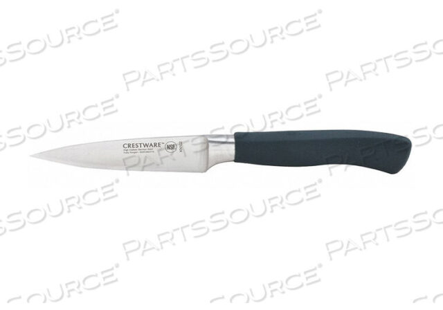 OEM#: KN102НОЖ ДЛЯ ОЧИСТКИ ОВОЩЕЙ ПРЯМОЙ 3-1/2 ДЮЙМА L ЧЕРНЫЙ от Crestware