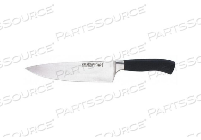 OEM#: KN130НОЖ ПОВАРСКОЙ ПРЯМОЙ 8 ДЮЙМОВ ДЛИНА ЧЕРНЫЙ от Crestware