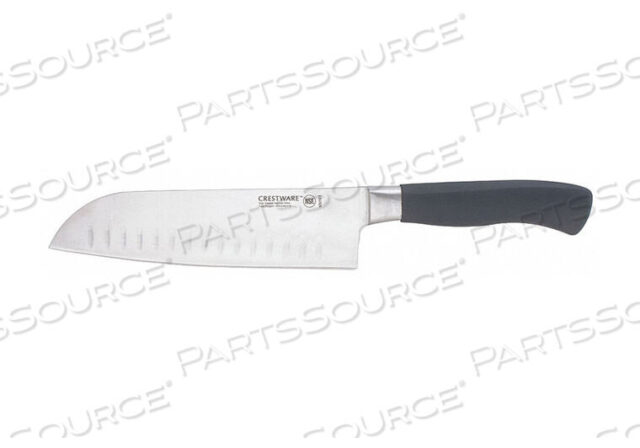 OEM#: KN161НОЖ SANTOKU ПРЯМОЙ 7 ДЮЙМОВ ДЛИНА ЧЕРНЫЙ от Crestware