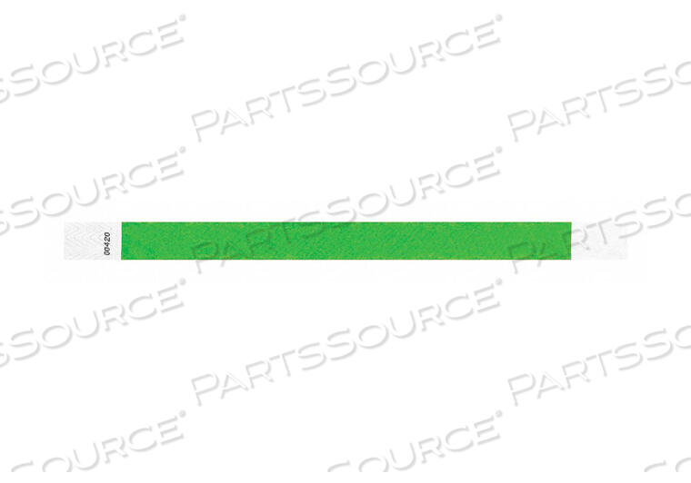 OEM#: T3-01ID БРАСЛЕТ TYVEK СВЕТЛО-ЗЕЛЕНЫЙ PK500 от Identiplus