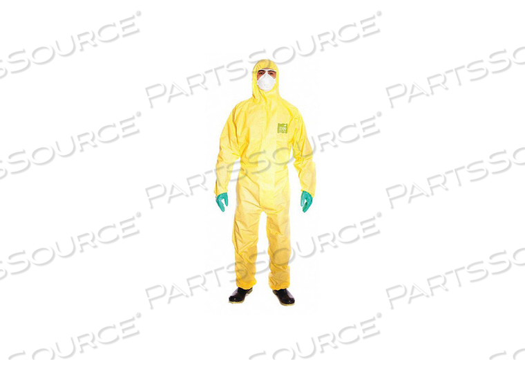 OEM#: 682300PLUSCHEMICAL RESISTANT COVERALLS XL PK25 by Ansell Healthcare