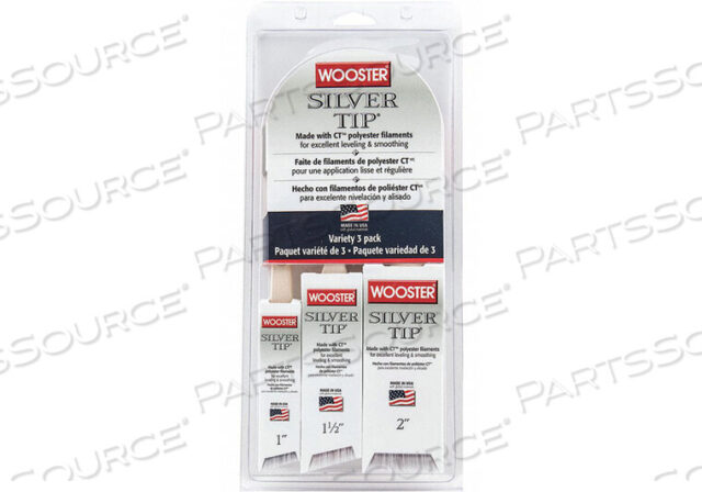 OEM#: 5229НАБОР КИСТЕЙ ДЛЯ МАЛЯРНОЙ ПОЛИЭСТЕРНОЙ PK3 от Wooster