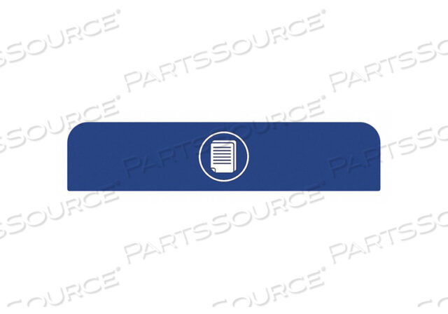 OEM#: 1961595RECYCLE LABEL 8-1/2 H 1-25/32 W BLUE by Rubbermaid Medical Division