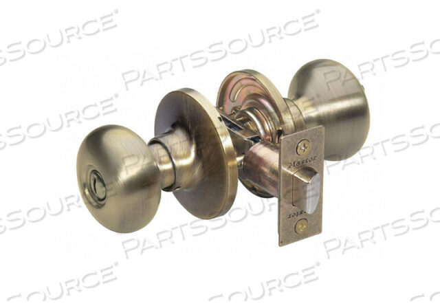 OEM#: BC0305BOXKNOB LOCKSET BISCUIT STYLE ANTIQUE BRASS от Master Lock