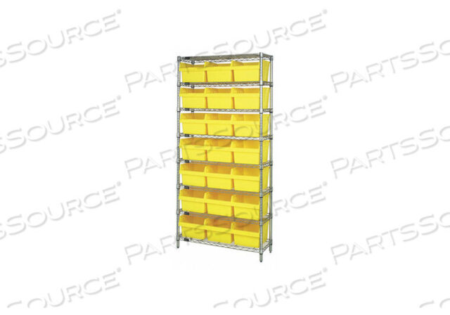 OEM#: WR8-816YLBIN СТЕЛЛАЖНЫЙ ОБЪЕМНЫЙ 36 D ЖЕЛТЫЙ от Quantum Storage Systems