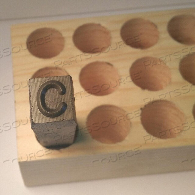 OEM#: YOU-05274-CHAND STAMP LETTER C 3/16 ДЮЙМА, ОБРАТНАЯ ОТ Young Bros. Stamp Works, Inc.