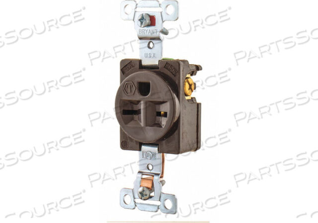 OEM#: 5661РОЗЕТКА КОРИЧНЕВАЯ 15A НЕЙЛОН 1.5 Л.С. 2 ПОЛЮСА от Hubbell Power Systems