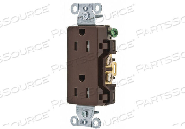 OEM#: DRS15TRRECEPTACLE коричневый нейлон 0,5 л.с. 125 В переменного тока от Hubbell Power Systems
