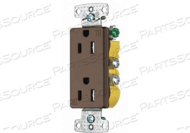 OEM#: RRD15STRREPTACLE 15A 0.5 HP 2 ПОЛЮСА 125VAC от Hubbell Power Systems