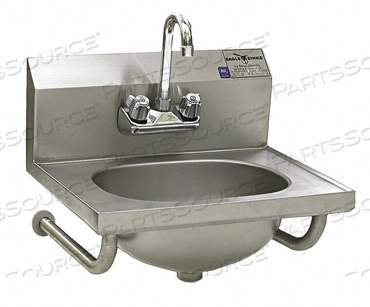 OEM#: HSA-10-FTWSHAND SINK WALL 18-7/8 ДЮЙМА ДЮЙМА ШИРИНА 14-3/4 ДЮЙМА от Eagle Group