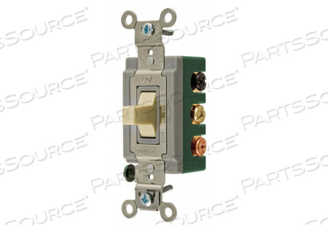 OEM#: HBL1388IWALL SWTCH 2-POL 120/277V 30A IVRY TOGGL от Hubbell Incorporated, Wiring Device-Kellums