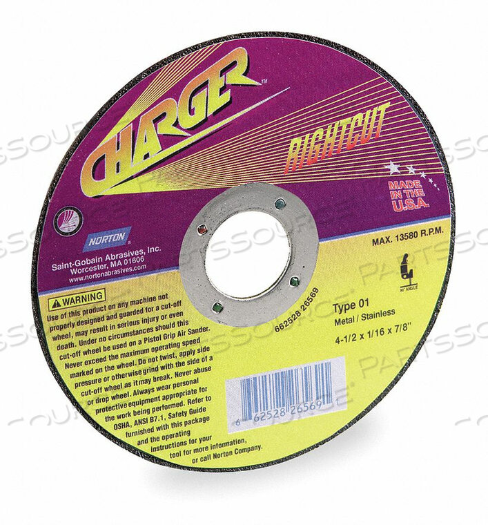 OEM#: 66252922675ОТРЕЗНОЙ КРУГ 57A364-TB25N 7 X.062 X7/8 от Norton | Saint-Gobain Abrasives