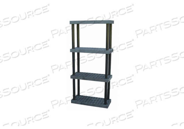 OEM#: S3616X4PLASTIC SHELVING OPEN 75 H 4 SHELF by SPC Industrial