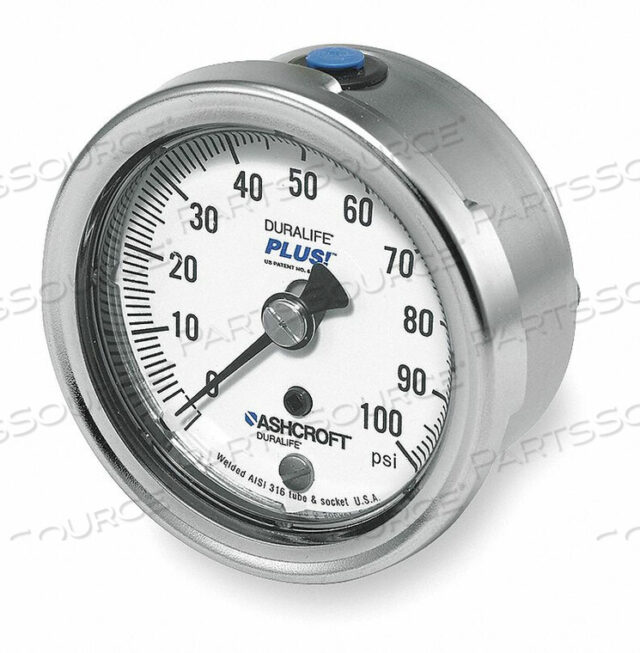 OEM#: 251009SW02BX6B100D0994 МАНОМЕТР ОТ 0 ДО 100 PSI 2-1/2 ДЮЙМА от Ashcroft Inc.