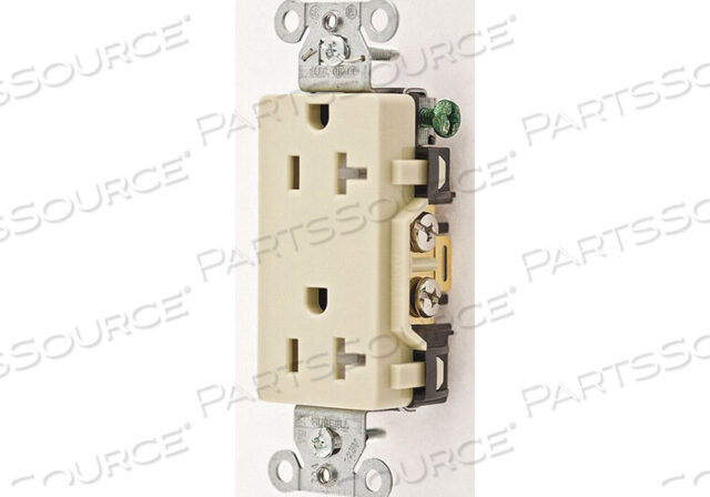 OEM#: DR20ITRREPTACLE DECO 20A 5-20R 125V IVORY от Hubbell Incorporated, Wiring Device-Kellums