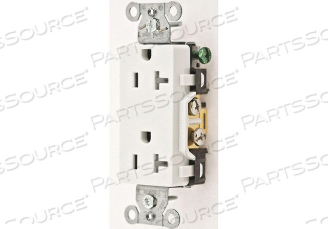 OEM#: DR20WHITRREPTACLE DECO 20A 5-20R 125V WHITE от Hubbell Incorporated, Wiring Device-Kellums