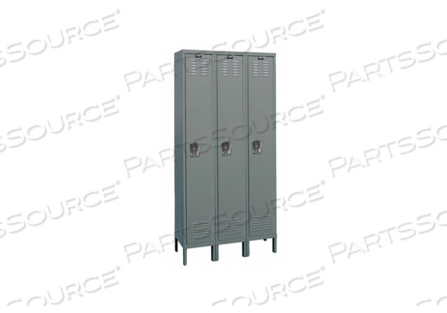 OEM#: U3258-1A-HGG7197 ШКАФЧИК ГАРДЕРОБНЫЙ LVRD 3 ШИРИНЫ 1 ЯРУС СЕРЫЙ от Hallowell