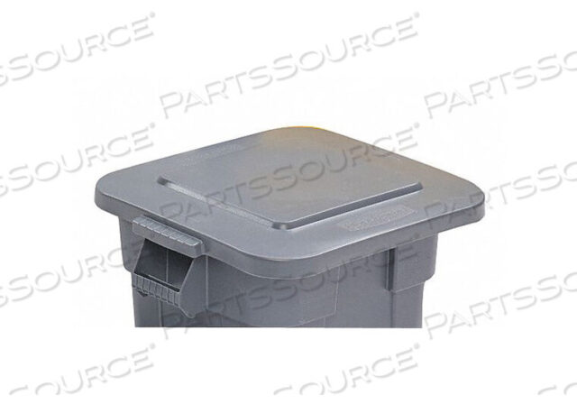 OEM#: FG352700GRAYD1938 ПЛОСКАЯ КРЫШКА ДЛЯ МУСОРНОГО КОРЗИНЫ С ЗАЩЕЛКОЙ, СЕРАЯ, от Rubbermaid Medical Division