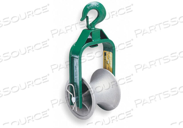 OEM#: 6506 HOOK-TYPE SHEAVE FOR EASY TUGGER AND TUGGER by Greenlee