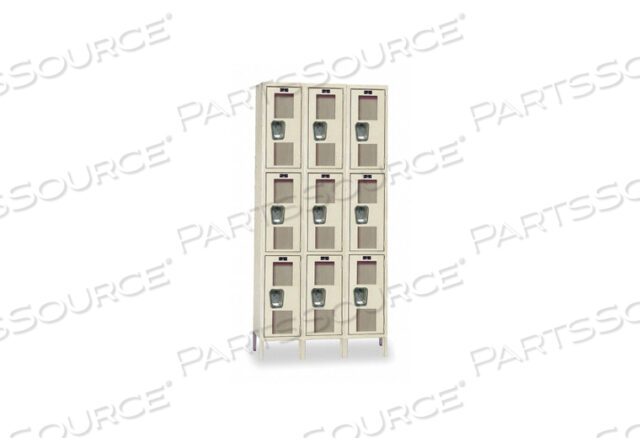 OEM#: USV3288-3A-PTТРОЙНОЙ 9-ДВЕРНЫЙ БЕЗОПАСНЫЙ ШКАФЧИК С ВИДОМ НА ОКНО, 12 ШИРИНА X 18 ДВЕРЕЙ, КОРИЧНЕВЫЙ, СБОРКА Hallowell