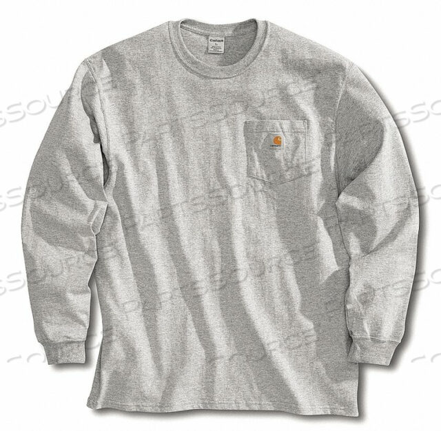 OEM#: K126-HGY 3XL ФУТБОЛКА С ДЛИННЫМИ РУКАВАМИ, СЕРЫЙ МЕЛАС 3XL от Carhartt