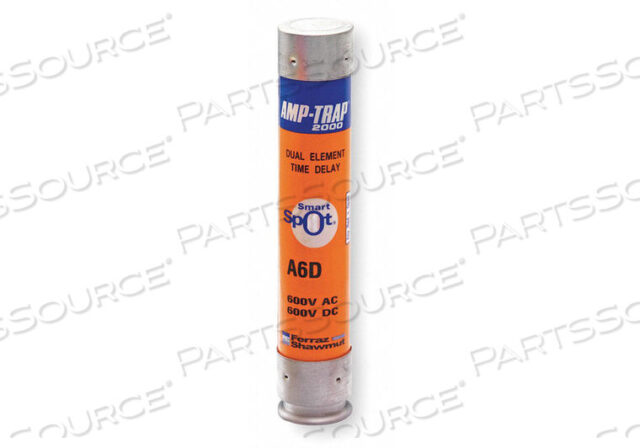 OEM#: A6D40RFUSE, ЗАДЕРЖКА ВРЕМЕНИ, КЛАСС RK1, 600 В переменного тока, 40 А от Ferraz Shawmut