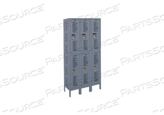 OEM#: U3228-2HV-A-HGWRDRB ВЕНТИЛЯЦИЯ ЗАМКА 3 ШИРОКАЯ 2 ЯРУСА СЕРАЯ от Hallowell
