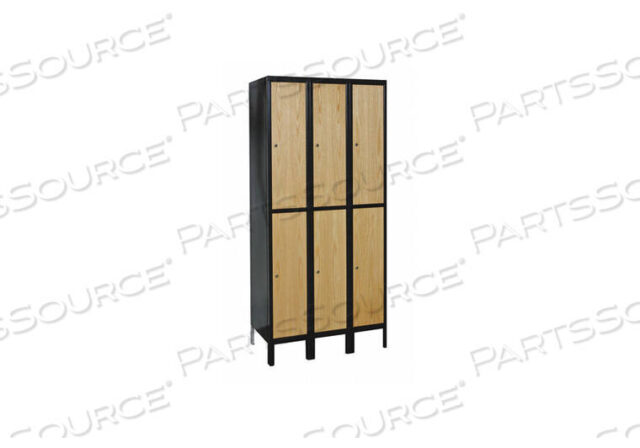 OEM#: UW3588-2A-MEWWRDRB LOCKR SOLID 3 WD 2 TIER WOOD/BLACK от Hallowell