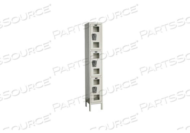 OEM#: USV1258-3PTWRDRB LOCKR CLRVIEW 1 WD 3 TIER TAN by Hallowell