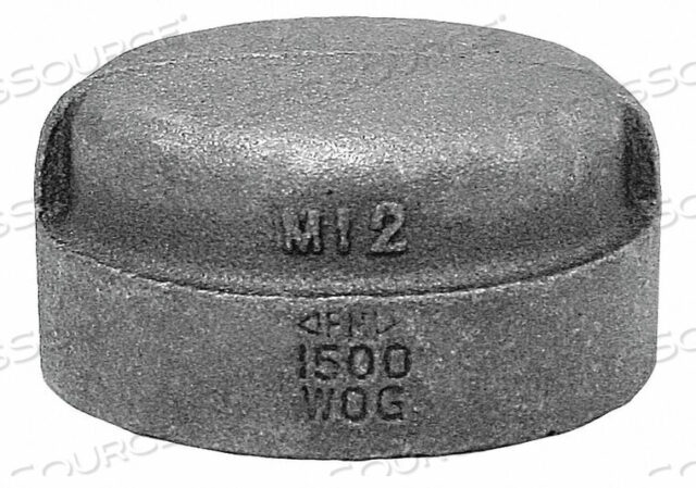 OEM#: 0318900727КОЛПАЧОК ЧЕРНЫЙ КОВКИЙ ЧУГУН 150 2 ДЮЙМА NPT от Anvil International