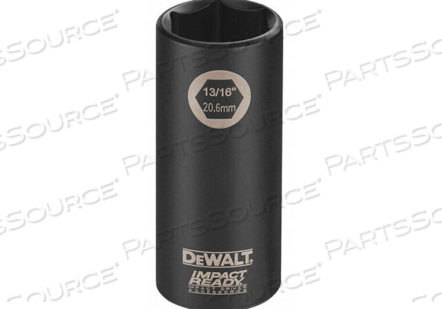 OEM#: DW22912УДАРНАЯ ГОЛОВКА 1/2 ДЮЙМА DR 13/16 ДЮЙМА 6 PT от DeWalt