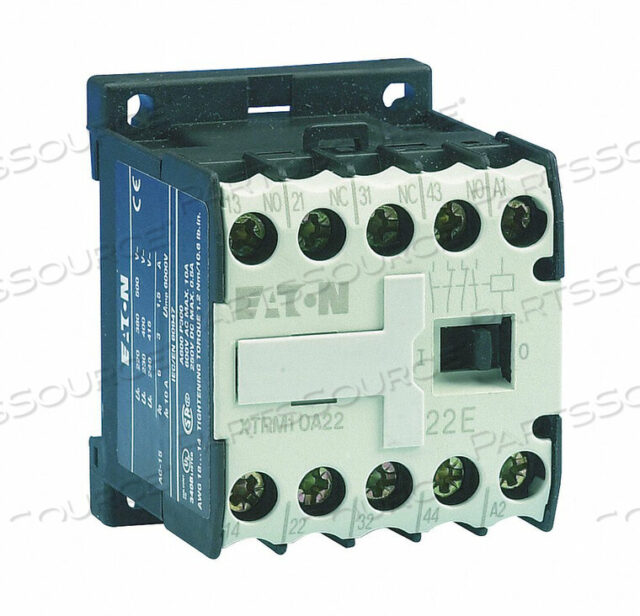 OEM#: XTRM10A22AH2733 IEC MINI CONTRL RELAY 2NO/2NC 120VAC 10A от Eaton