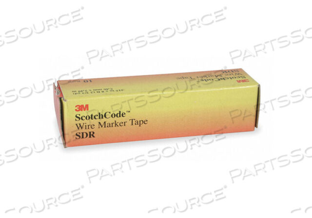 OEM#: SDR-0-9TAPE REFILL, WIRE MARKER, POLYESTER, WHITE, PREPRINTED WITH 0 TO 9 by 3M Healthcare