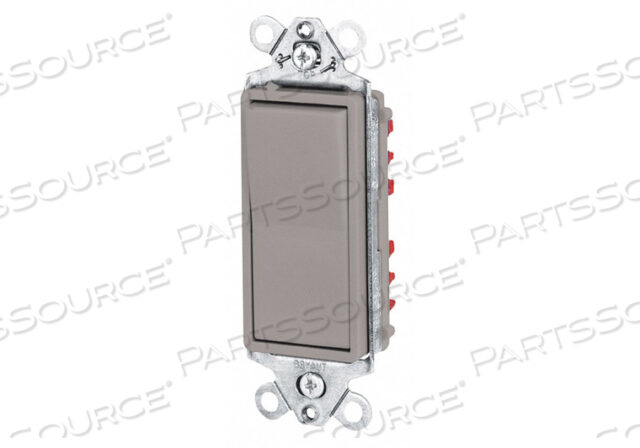OEM#: 9903GRYWALL SWITCH 20A GREY 3-WAY TYPE ROCKER от Hubbell Power Systems
