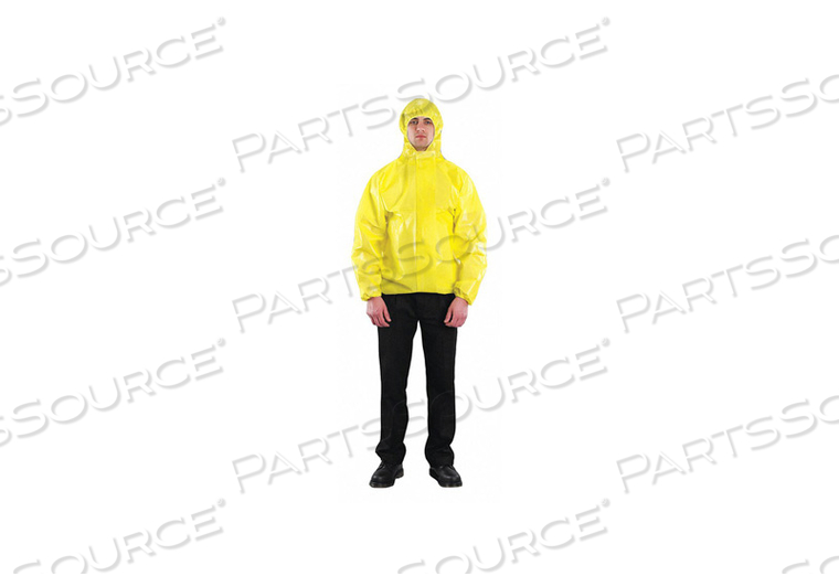 OEM#: 683000DISPOSABLE HOODED JACKET 3XL YELLOW PK35 by Ansell Healthcare