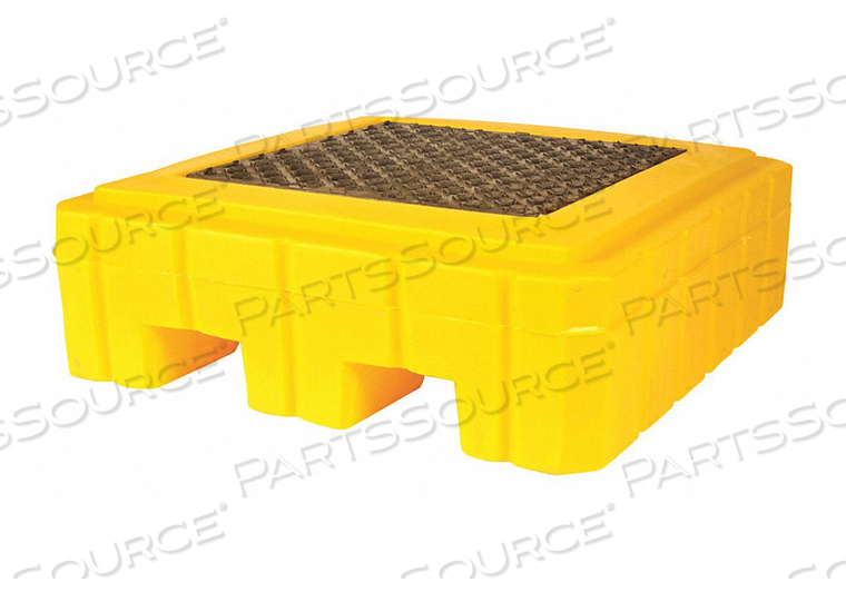 OEM#: 9607ULTRA-SPILL PALLET PLUS CONTAINMENT PALLET P1 1-DRUM WITH DRAIN by Ultratech