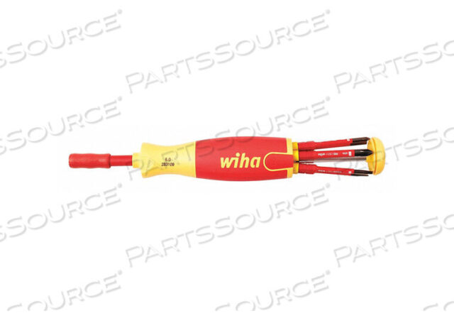 OEM#: 28394SLIMLINE INSULATED 6INONE MULTI-DRIVER - SLOTTED, PHILLIPS, SQUARE от Wiha Tools