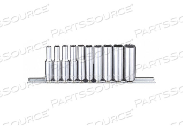 OEM#: 53PN28 НАБОР ГОЛОВОК 1/4 SAE ХРОМИРОВАННЫЙ 10 ШТ. от Westward