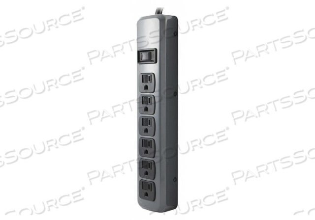 OEM#: 36872OUTLET STRIP 6 OUTLET 15A 12 L GRY, HOSPITAL GRADE от Power First
