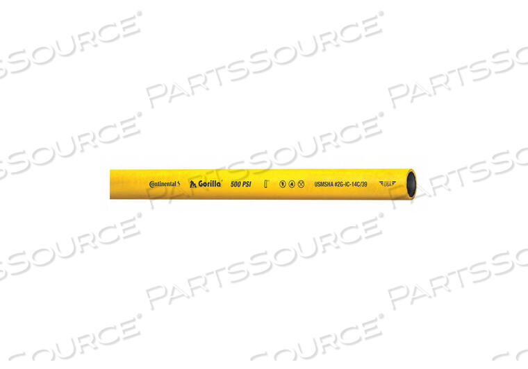 OEM#: GOR10050-25-GAIR HOSE 1 ID X 25 FT YELLOW by Continental