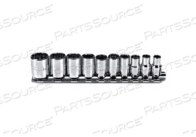 OEM#: J47104НАБОР ГОЛОВОК SAE 1/4 ДЮЙМА DR 10 ШТ. от Proto