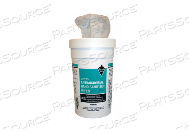 OEM#: 5EWA5SANITIZER WIPES CANISTER 6 X 8 от Tough Guy