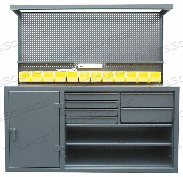 OEM#: 63-WB-303-6DB-12BCABINET WORKSTATION WITH RISER by Strong Hold