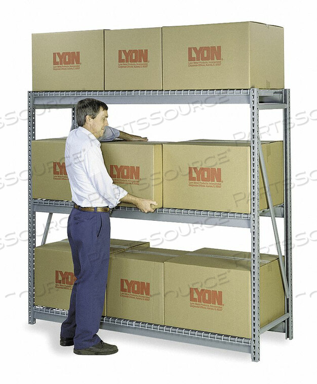 OEM#: DD67515SWBULK RACK STARTER 72 H 96 W 48 D СЕРЫЙ от Lyon