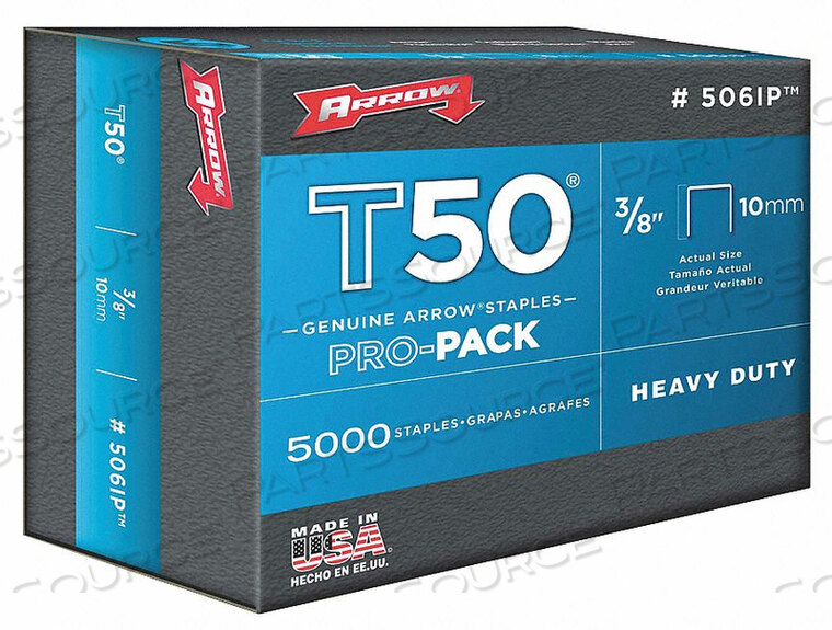 OEM#: 506IPSTAPLES T50 3/8X3/8 IN L PK5000 от Arrow