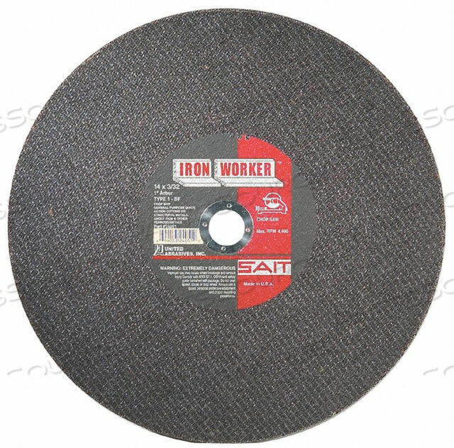 OEM#: 24051ОТРЕЗНОЙ КРУГ IRONWORKER 14 X3/32 X1 от United Abrasives-Sait