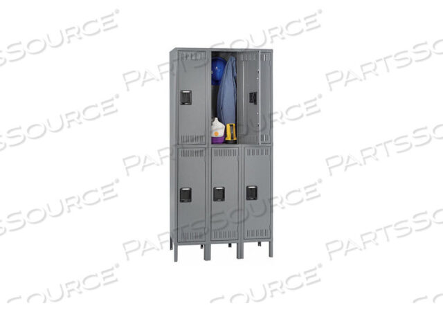 OEM#: DTS-121536-3MGШКАФЧИК ГАРДЕРОБНЫЙ LVRD 3 ШИРИНЫ 2 ЯРУСА СЕРЫЙ от Tennsco Corp.
