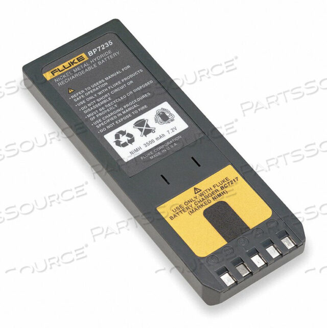 OEM#: BP7235NIMH АККУМУЛЯТОРНАЯ БАТАРЕЯ, 7,2 В 3500 МА-Ч ПЕРЕЗАРЯЖАЕМАЯ NI-MH АККУМУЛЯТОРНАЯ БАТАРЕЯ от Fluke Networks